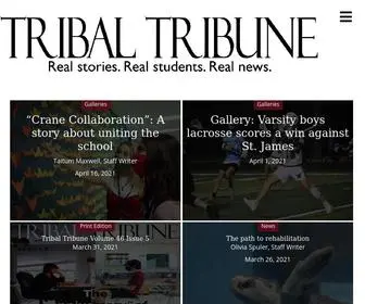 Tribaltribune.org(The student news site of Wando High School) Screenshot