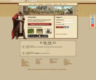 Tribalwars.se(Det klassiska webbläsarspelet Tribal Wars) Screenshot
