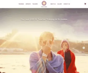 Tribe-Yoga.com(Tribe International Yoga Teacher Training Registered School) Screenshot