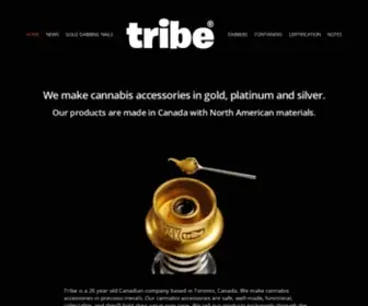 Tribe.ca(Tribe gold cannabis jewelry) Screenshot