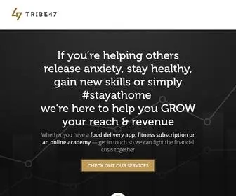 Tribe47.com(Helping your business grow online) Screenshot