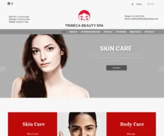 Tribecabeautyspa.com(Tribeca Beauty Spa) Screenshot