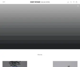 Tribecaisseymiyake.com(The official ISSEY MIYAKE ONLINE STORE) Screenshot