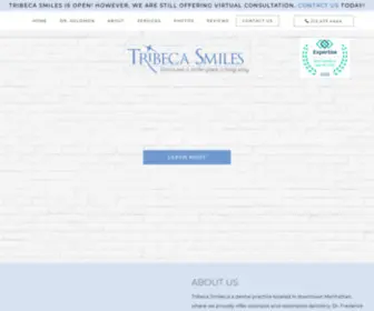 Tribecasmiles.com(Best Cosmetic Dentist NYC) Screenshot