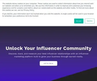 Tribedynamics.com(Influencer Marketing Platform for Lifestyle Brands) Screenshot