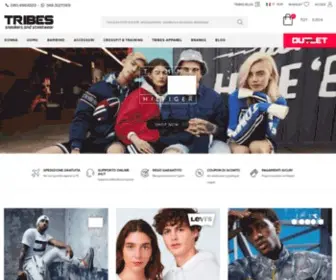 Tribes-Store.it(Shop online abbigliamento) Screenshot