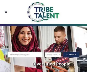 Tribetalentgroup.com(Tribe Talent Group) Screenshot