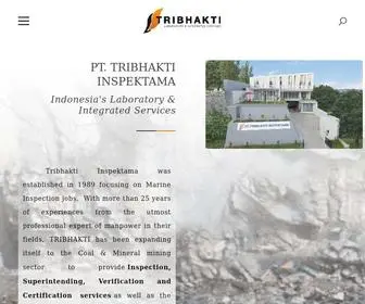 Tribhakti.com(Tribhakti Inspektama) Screenshot