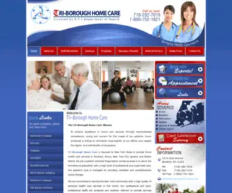 Triboroughhomecare.com(Tri-Borough Home Care) Screenshot