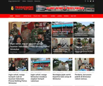 Tribratanewssimeulue.com(Tribratanews Simeulue) Screenshot