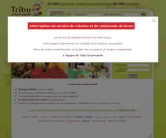 Tribugourmande.com(Livre de recettes) Screenshot