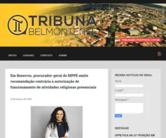 Tribunabelmontense.com.br(Tribuna Belmontense) Screenshot