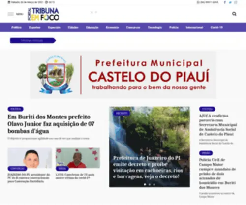 Tribunaemfoco.com.br(Tribuna em Foco) Screenshot