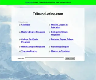 Tribunalatina.com(Actualidad de la comunidad latina) Screenshot