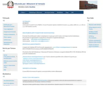 Tribunaleminorennivenezia.it(Benvenuto su Tribunale minorenni Venezia) Screenshot