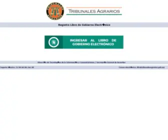 Tribunalesunitarios.gob.mx(Tribunales Agrarios) Screenshot