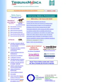 Tribunamedica.com(Noticias medicas para profesionales Tribuna Medica Express Medex) Screenshot