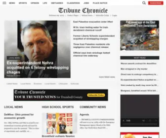 Tribune-Chronicle.com(News, Sports, Jobs, Community Information) Screenshot