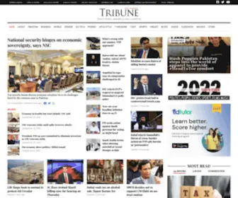 Tribune.com.pk(The Express Tribune) Screenshot