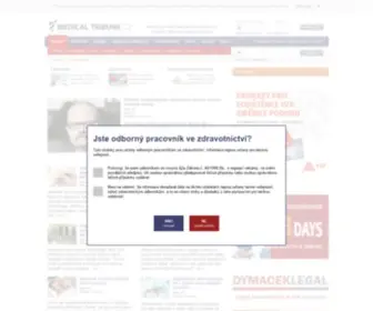 Tribune.cz(MEDICAL TRIBUNE CZ) Screenshot