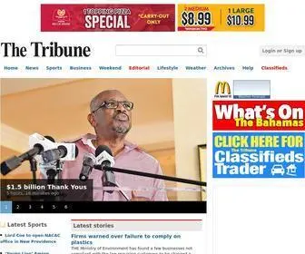 Tribune242.com(The Tribune) Screenshot