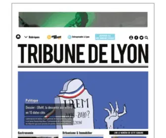 Tribunedelyon.fr(Tribune) Screenshot