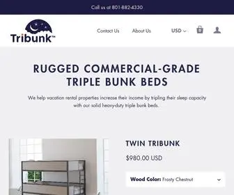 Tribunk.com(Triple Bunk Bed) Screenshot