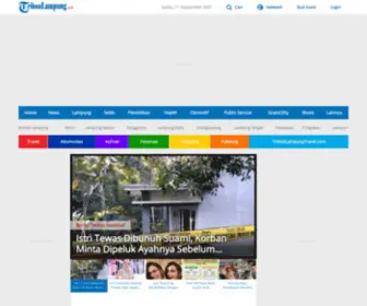 Tribunlampung.co.id(Portal Berita Lampung dan Indonesia) Screenshot