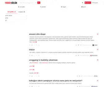 Tribunsozluk.com(Tribün Sözlük) Screenshot