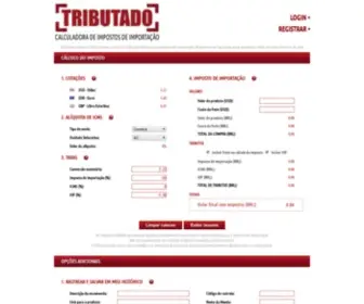 Tributado.net(Importação) Screenshot