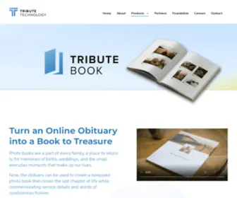 Tributebook.com(Tribute technology) Screenshot