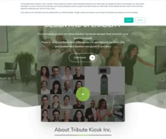 Tributekiosk.com(Our company) Screenshot