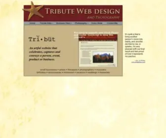 Tributewebdesign.com(Oregon)) Screenshot