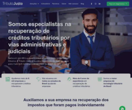 Tributojusto.com.br(Tributo Justo) Screenshot
