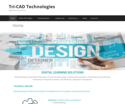 Tricad.co.za(Digital Learning Solutions) Screenshot