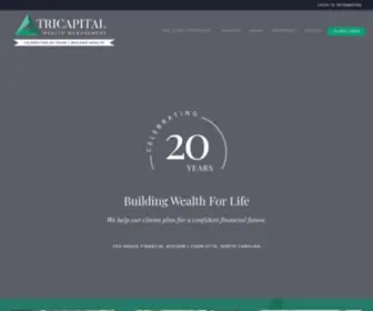 Tricapitalgroup.com(Tri Capital Wealth Management) Screenshot