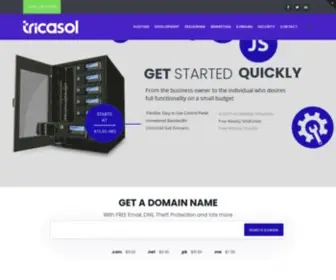Tricasol.com(Towards the smart way of succeeding) Screenshot