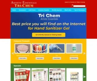 Trichem.com(Fabric Paints & Accessories) Screenshot