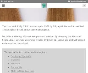 Trichology.co.uk(THE HAIR & SCALP CLINIC) Screenshot