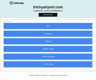 Trichyairport.com(Trichy airport) Screenshot