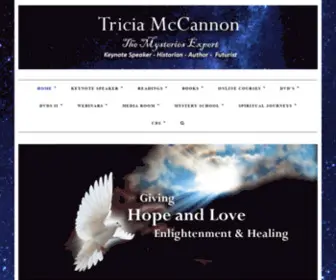 Triciamccannon.com(Tricia McCannon Speaks) Screenshot