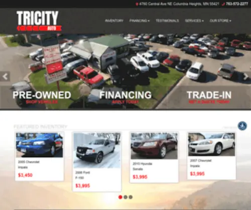 Tricityautoloans.com(Tricityautoloans) Screenshot