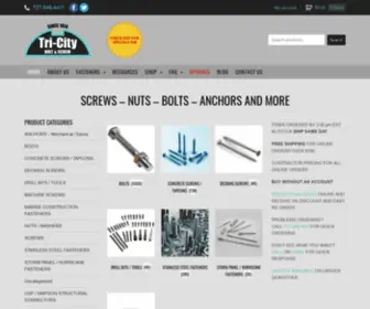 Tricitybolt.com(Fasteners Online) Screenshot