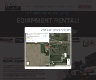 Tricityequipmentrental.com(Tri-City Equipment Rental) Screenshot