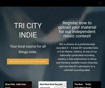 Tricityindie.com(Tri City Indie) Screenshot