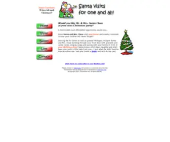 Tricitysanta.com(Tri-City Santa) Screenshot