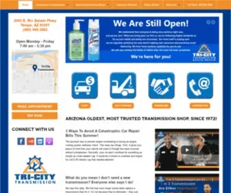 Tricitytransmission.com(Tri-City Transmission Auto Repair AZ) Screenshot