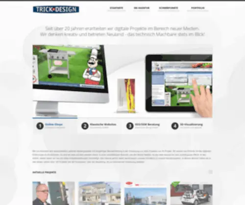 Trick-Design.de(TRICK-DESIGN, Agentur für neue Medien) Screenshot