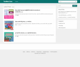 Trickbari.com(Bangla Technology Blog Site) Screenshot