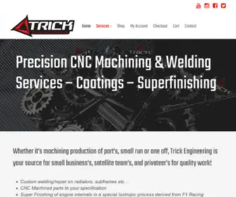 Trickeng.com(Precision CNC Machining & Welding Services) Screenshot